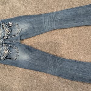 Miss Me Light Blue Boot Cut Jeans